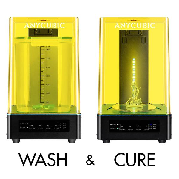 Anycubic - Station Wash & Cure / Station de lavage IPA , nettoyant résine & séchage UV 2en1