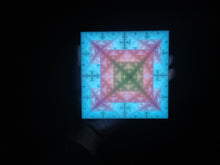 Charger l&#39;image dans la galerie, Pyramide triangle de sierpinski Luminous rainbow