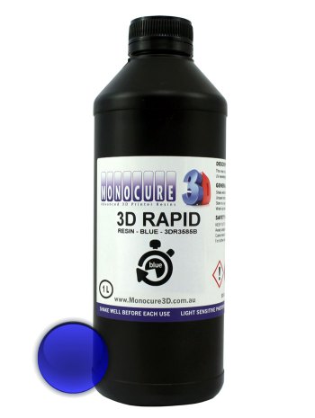 Monocure 3d Résine Rapide 1L Bleu