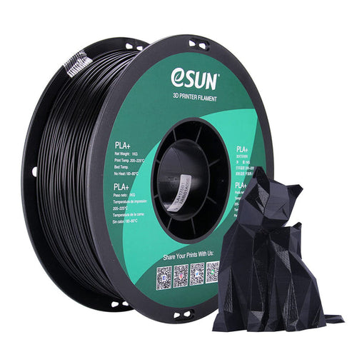 eSun - PLA+ - Noir (Black) - 1.75 mm - 1 kg
