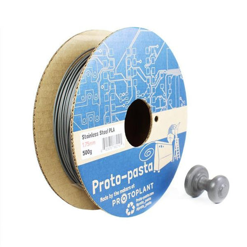 Proto-Pasta - PLA - Acier inoxydable (Polishable Stainless Steel) - 1.75 mm - 500 g